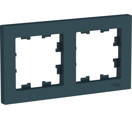 Рамка Systeme Electric (Schneider Electric) AtlasDesign изумруд 2-ая, универсальная SE ATN000802 5 шт 13606489702592 1
