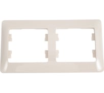 Рамка Systeme Electric (Schneider Electric) Glossa Молочная 2-ая, горизонтальная GSL000902 30 шт 13606480981934