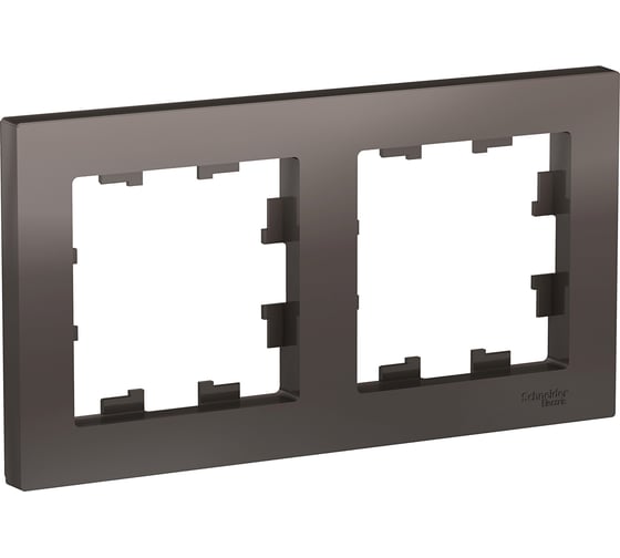 Рамка 2-местная Systeme Electric (Schneider Electric) ATLAS DESIGN универсальная мокко ATN000602 10 шт 13606489701953 1