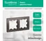 Рамка 2-местная Systeme Electric (Schneider Electric) ATLAS DESIGN универсальная мокко ATN000602 10 шт 13606489701953 4