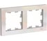 Рамка 2-местная Systeme Electric (Schneider Electric) ATLAS DESIGN универсальная жемчуг 1240264 ATN000402 10 шт 13606489584198 1