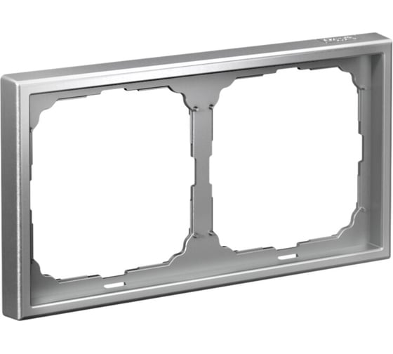 Рамка 2-постовая Systeme Electric ArtGallery алюминий универсальная GAL000302 10 шт 4690201028062 1