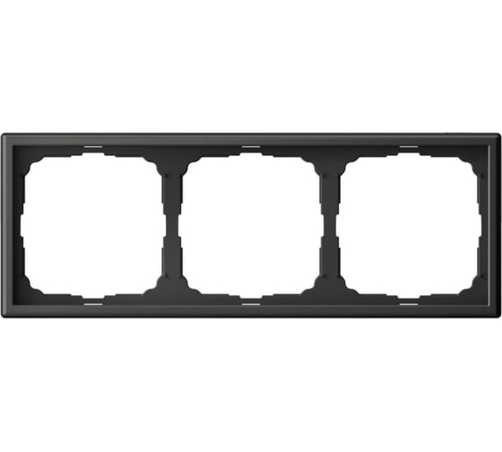 Рамка 3-постовая Systeme Electric ArtGallery базальт универсальная GAL001403 5 шт 4690201028482 1