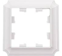 Рамка 1-постовая Systeme Electric Atlasdesign antique белый ATN100101 45 шт 4690201023562