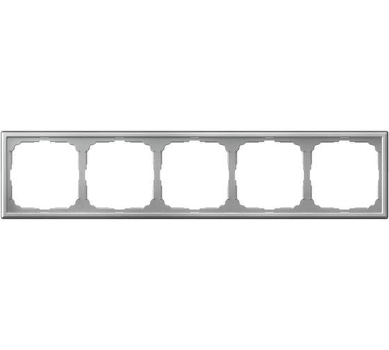 Рамка 5-постовая Systeme Electric ArtGallery алюминий универсальная GAL000305 5 шт 4690201028789 1