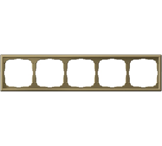 Рамка 5-постовая Systeme Electric ArtGallery Золото GAL001605 5 шт 4690201028987 1