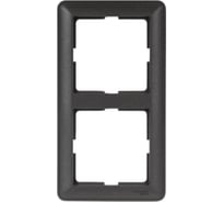 Рамка Systeme Electric (Schneider Electric) WESSEN 59 черный бархат 2-я KD-2-68 10 шт 14607050337525