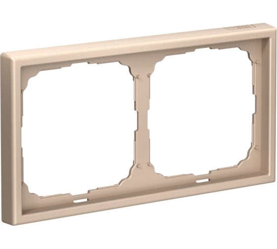 Рамка 2-постовая Systeme Electric ArtGallery песочный универсальная GAL001202 5 шт 4690201028208 1