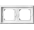 Рамка 2-постовая Systeme Electric ArtGallery белый IP44 GAL440102 5 шт 4690201036975 2