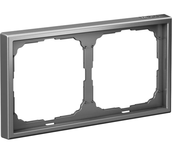 Рамка 2-постовая Systeme Electric ArtGallery сталь универсальная GAL000902 5 шт 4690201028147 1