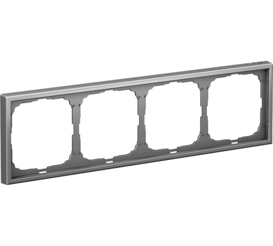 Рамка 4-постовая Systeme Electric ArtGallery сталь универсальная GAL000904 5 шт 4690201028628 1