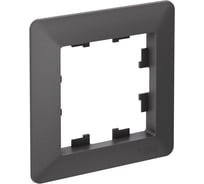 1-постовая рамка Systeme Electric ATLASDESIGN AIR базальт/дымчатый черный ATN221401 10 шт 4690201041023