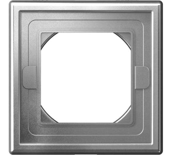 Рамка 1-постовая Systeme Electric ArtGallery алюминий IP44 GAL440301 10 шт 4690201036937 1
