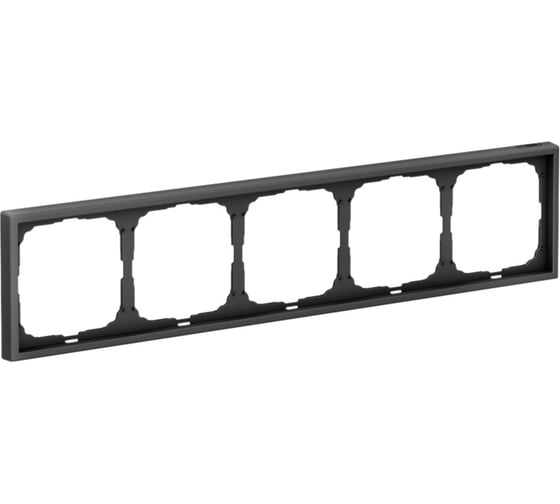 Рамка 5-постовая Systeme Electric ArtGallery карбон универсальная GAL001005 5 шт 4690201028888 1