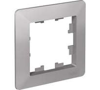 1-постовая рамка Systeme Electric ATLASDESIGN AIR алюминий/дымчатый черный ATN220301 10 шт 4690201040798