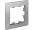 1-постовая рамка Systeme Electric ATLASDESIGN AIR алюминий/дымчатый черный ATN220301 10 шт 4690201040798 1