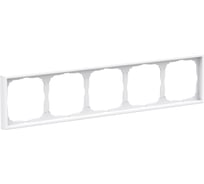 Рамка 5-постовая Systeme Electric ArtGallery лотос универсальная GAL001305 5 шт 4690201028949