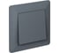 1-постовая рамка Systeme Electric ATLASDESIGN AIR грифель/дымчатый черный ATN220701 10 шт 4690201040880 4