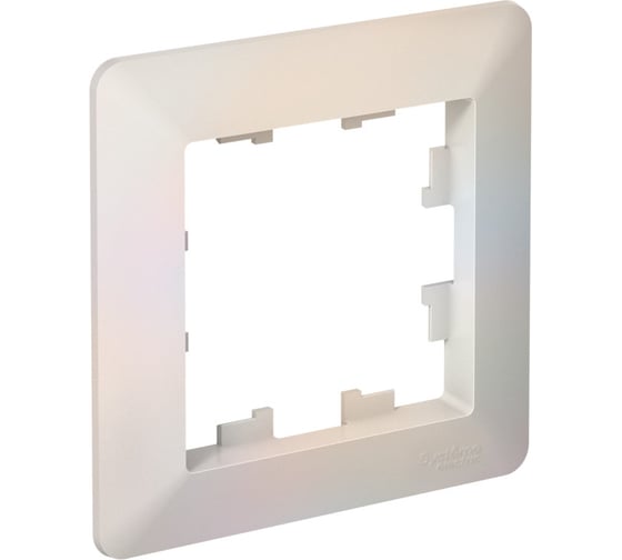 1-постовая рамка Systeme Electric ATLASDESIGN AIR жемчуг/дымчатый белый ATN220401 10 шт 4690201040828 1