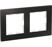Рамка Systeme Electric (Schneider Electric) AtlasDesign NATURE металл оникс 2-ая ATN312302 8 шт 13606481718096