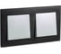 Рамка Systeme Electric (Schneider Electric) AtlasDesign NATURE металл оникс 2-ая ATN312302 8 шт 13606481718096 2