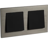 Рамка Systeme Electric (Schneider Electric) AtlasDesign NATURE металл латунь 2-ая ATN312202 8 шт 13606481718058