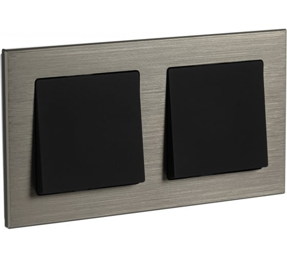 Рамка Systeme Electric (Schneider Electric) AtlasDesign NATURE металл латунь 2-ая ATN312202 8 шт 13606481718058 1