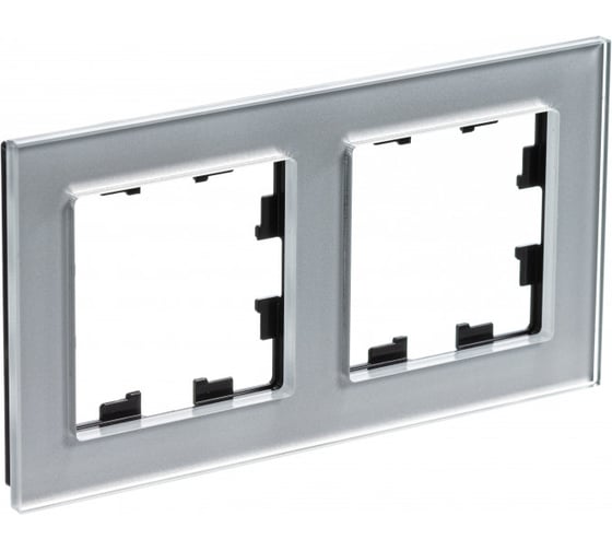 Рамка Systeme Electric (Schneider Electric) AtlasDesign NATURE стекло алюминий 2-ая ATN320302 8 шт 13606481718171 1