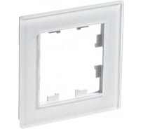Рамка Systeme Electric (Schneider Electric) AtlasDesign NATURE стекло белый 1-ая ATN320101 15 шт 13606481718126