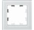 Рамка Systeme Electric (Schneider Electric) AtlasDesign NATURE стекло белый 1-ая ATN320101 15 шт 13606481718126 2