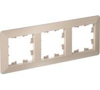3-постовая рамка Systeme Electric ATLASDESIGN AIR песочный/дымчатый белый ATN221203 5 шт 4690201041566