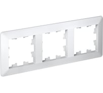 3-постовая рамка Systeme Electric ATLASDESIGN AIR белый/дымчатый белый ATN220103 5 шт 4690201041320