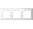 3-постовая рамка Systeme Electric ATLASDESIGN AIR белый/дымчатый белый ATN220103 5 шт 4690201041320 2