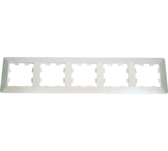 5-постовая рамка Systeme Electric ATLASDESIGN AIR жемчуг/дымчатый белый ATN220405 5 шт 4690201041955 1