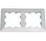 2-постовая рамка Systeme Electric ATLASDESIGN AIR алюминий/дымчатый черный ATN220302 5 шт 4690201041085 1