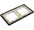 2-постовая рамка Systeme Electric ATLASDESIGN AIR алюминий/дымчатый черный ATN220302 5 шт 4690201041085 4