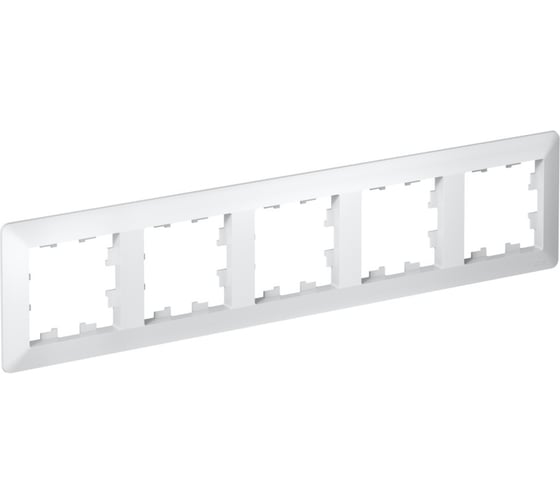 5-постовая рамка Systeme Electric ATLASDESIGN AIR белый/дымчатый белый ATN220105 5 шт 4690201041894 1