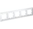 5-постовая рамка Systeme Electric ATLASDESIGN AIR белый/дымчатый белый ATN220105 5 шт 4690201041894 1