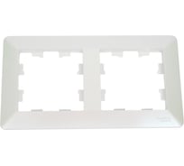 2-постовая рамка Systeme Electric ATLASDESIGN AIR жемчуг/дымчатый белый ATN220402 5 шт 4690201041108