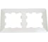 2-постовая рамка Systeme Electric ATLASDESIGN AIR жемчуг/дымчатый белый ATN220402 5 шт 4690201041108 1