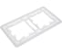 2-постовая рамка Systeme Electric ATLASDESIGN AIR жемчуг/дымчатый белый ATN220402 5 шт 4690201041108 4