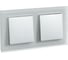 Рамка 2-местная Systeme Electric (Schneider Electric) AtlasDesign Nature матовое стекло белый SchE ATN330102 8 шт 13606481718331 2