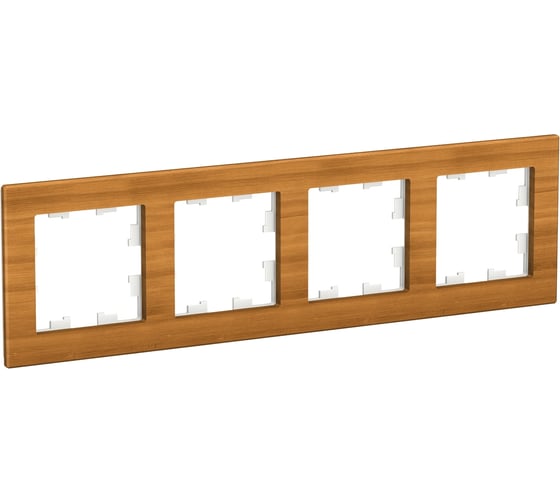 Рамка 4-местная Systeme Electric (Schneider Electric) AtlasDesign Nature дерево бамбук ATN353204 6 шт 13606481718515 1