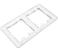 Рамка 2-местная Systeme Electric (Schneider Electric) Glossa вертикальная алюминий GSL000306 30 шт 13606480658638