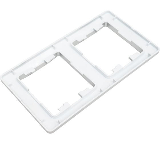 Рамка 2-местная Systeme Electric (Schneider Electric) Glossa вертикальная алюминий GSL000306 30 шт 13606480658638 1