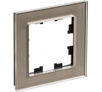 Рамка Systeme Electric (Schneider Electric) AtlasDesign NATURE стекло шампань 1-ая ATN320501 15 шт 13606481718201