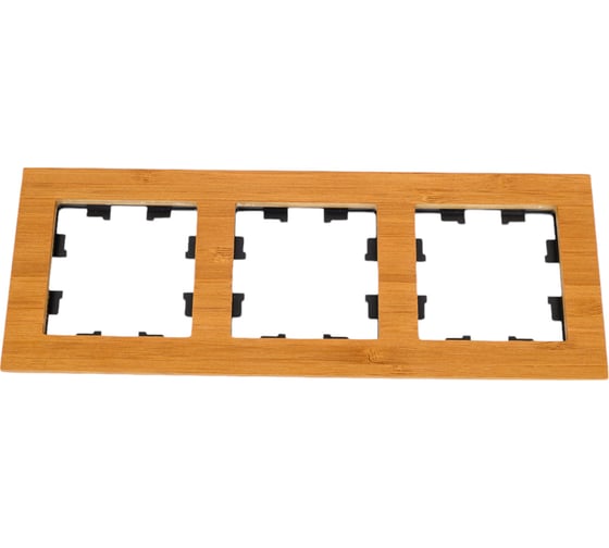 Рамка 3-местная Systeme Electric (Schneider Electric) AtlasDesign Nature дерево бамбук ATN353203 6 шт 13606481718508 1