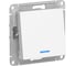 Переключатель 1-клавишный Systeme Electric (Schneider Electric) AtlasDesign белый с подсветкой, сх.6а, 10АХ ATN000163 20 шт 13606489583269 3