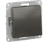 Переключатель Systeme Electric (Schneider Electric) AtlasDesign сталь 1-клавишный, сх.6, 10АХ, механизм SE ATN000961 5 шт 13606489703155 1