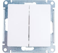 Переключатель 2-клавишный Systeme Electric (Schneider Electric) AtlasDesign жемчуг сх.6, 10АХ ATN000465 10 шт 13606489584488
